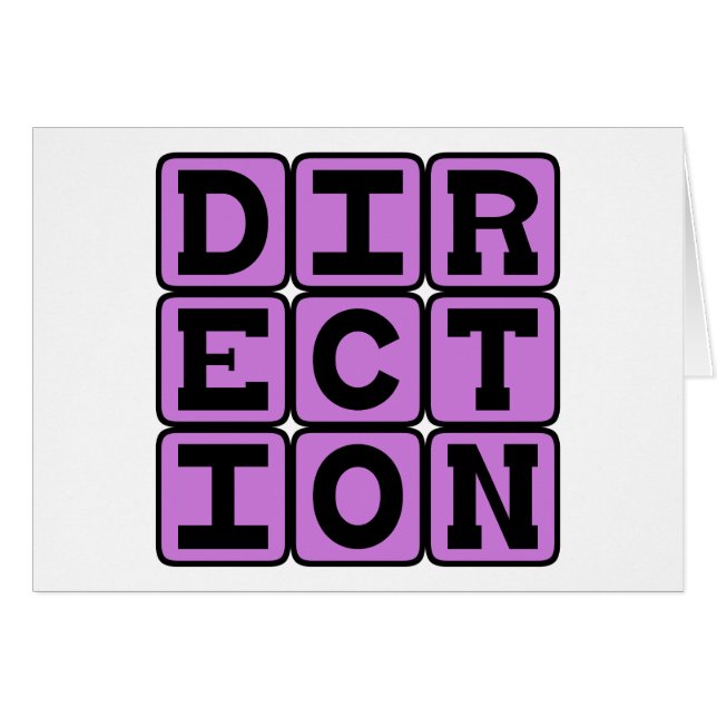 Direction, Motivational (Front Horizontal)