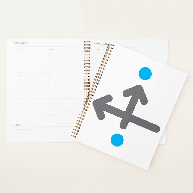 Directional Arrow Modern Minimalist Geometric  Planner (Creator Uploaded)