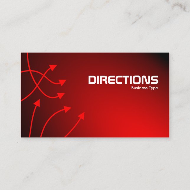 Directions - Illuminated Red Enclosure Card (Front)