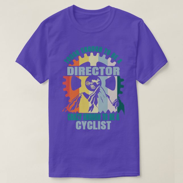 Director Biker Design T-Shirt (Design Front)