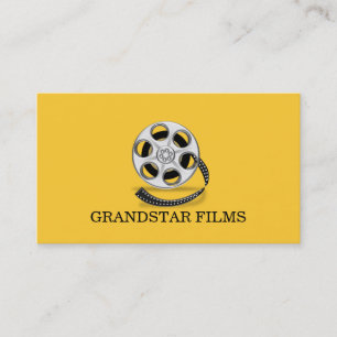 Director Clapperboard Film Movies Producer Business Card