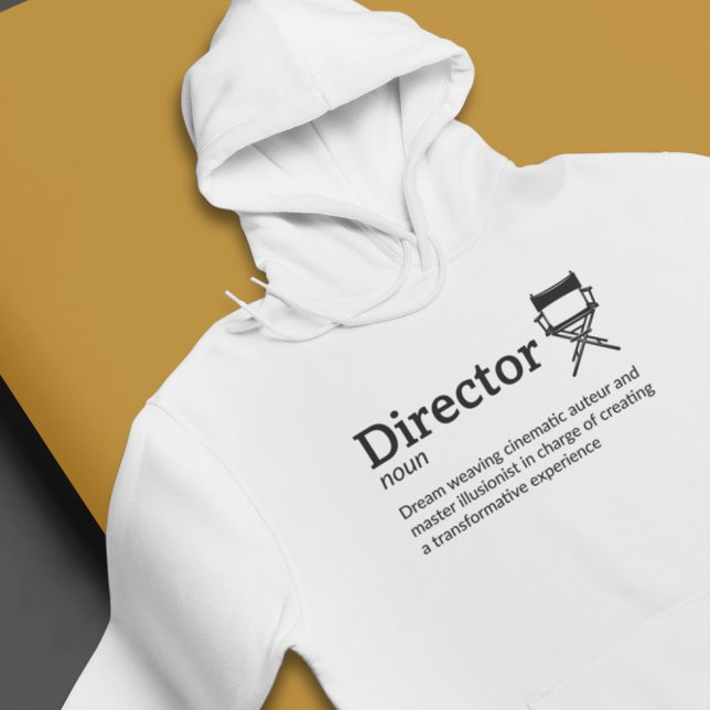 Director Definition Light Mode - Filmmaker Hoodie (Creator Uploaded)