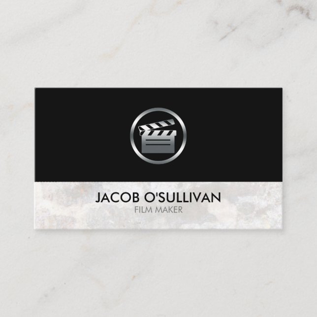 Director Film Maker Business Card (Front)