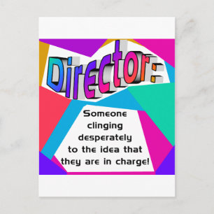 Director In charge? Postcard