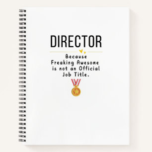Director  notebook