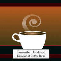 Director of Coffee Runs Funny Office White