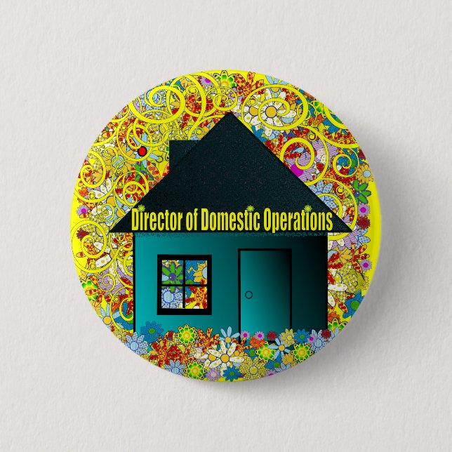 Director of Domestic Operations 6 Cm Round Badge (Front)