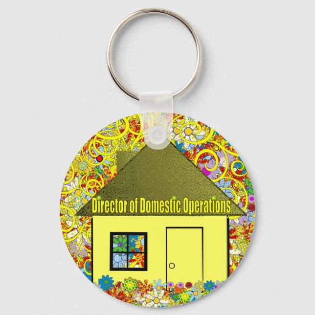 Director of Domestic Operations - Customised Key Ring (Front)