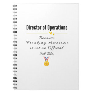 Director of Operations Notebook
