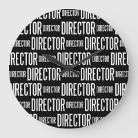 Director round large clock