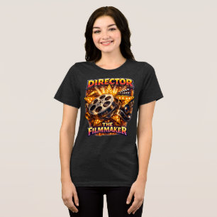 Director - The Filmmaker Bella+Canvas Women's Dark Tri-Blend Shirt
