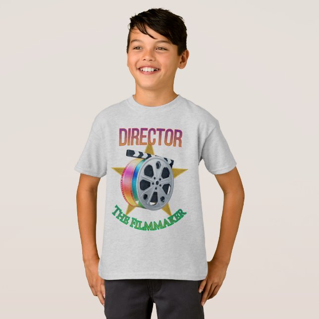Director - The Filmmaker Boy's T-Shirt (Front Full)