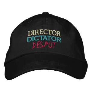 Director to Despot Embroidered Hat