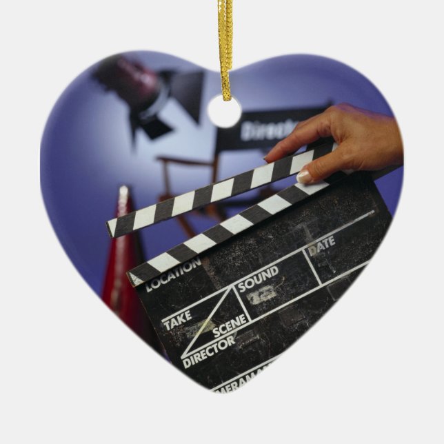 Director's Slate Ceramic Tree Decoration (Front)