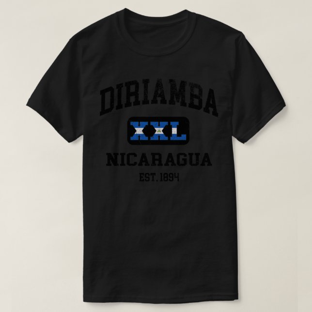 Diriamba Nicaragua XXL Athletic design T-Shirt (Design Front)