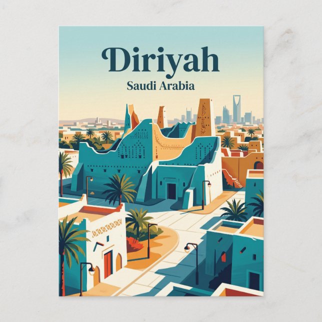 Diriyah Saudi Arabia Postcard (Front)