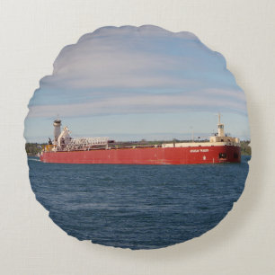 Dirk S. VanEnkevort & Michigan Trader round pillow