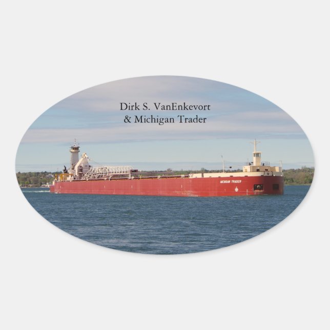 Dirk S. VanEnkevort & Michigan Trader sticker (Front)