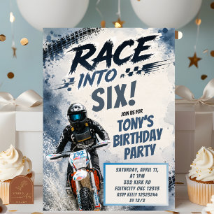 Dirt Bike Birthday Invitation