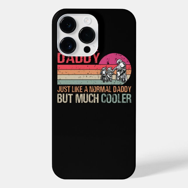Dirt Bike Daddy Motocross Enduro Motorcycle Sport  iPhone Case (Back)