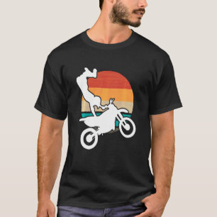 Dirt Bike Father Retro Bike Racing Motorcycle T-Shirt