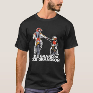 Dirt Bike Grandfather Mx Motocross  Dirt Biking Gr T-Shirt