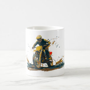 Dirt Bike Graphic Coffee Mug