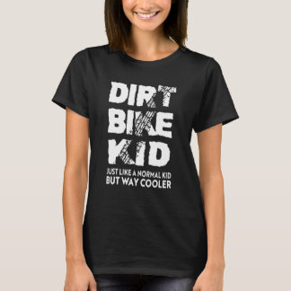 Dirt Bike Kid Motocross Riding Boys Racing T-Shirt