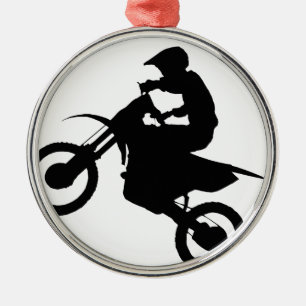 DIRT BIKE METAL TREE DECORATION