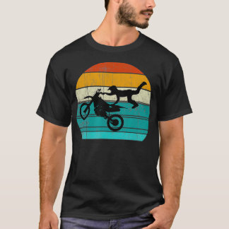 Dirt Bike Motocross Freestyle Retro Motorcycle T-Shirt