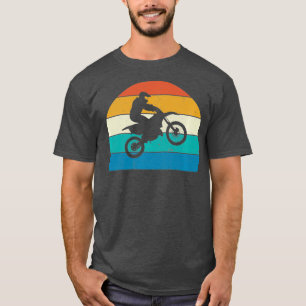 Dirt Bike Motocross Gift Retro Vintage Premium T-Shirt