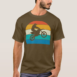 Dirt Bike Motocross Gift Retro Vintage T-Shirt