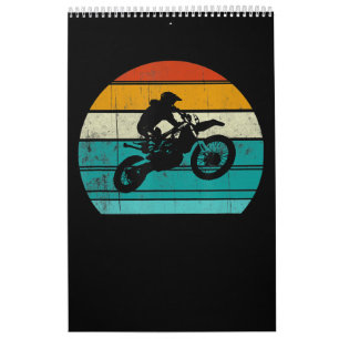 Dirt Bike Motocross Motorcycle Gift For Men Calendar