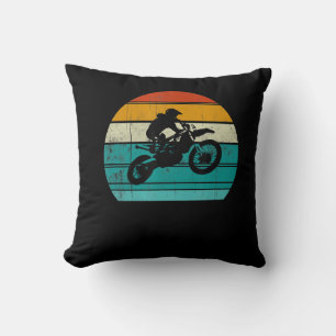 Dirt Bike Motocross Motorcycle Gift For Men Cushion