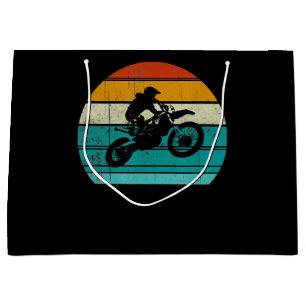 Dirt Bike Motocross Motorcycle Gift For Men Large Gift Bag