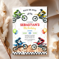 Dirt Bike Motocross Motorcycle Racing Boy Birthday
