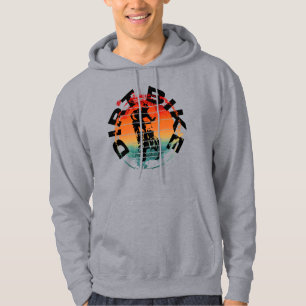 Dirt bike motocross rider hoodie