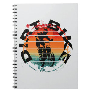 Dirt bike motocross rider notebook