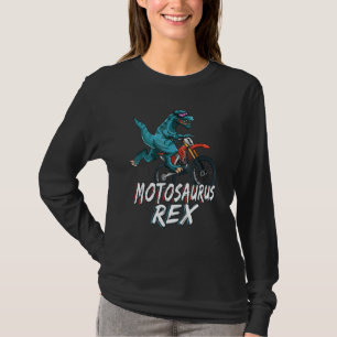 Dirt Bike MotoSaurus Motocross Dinosaur Dirtbike D T-Shirt