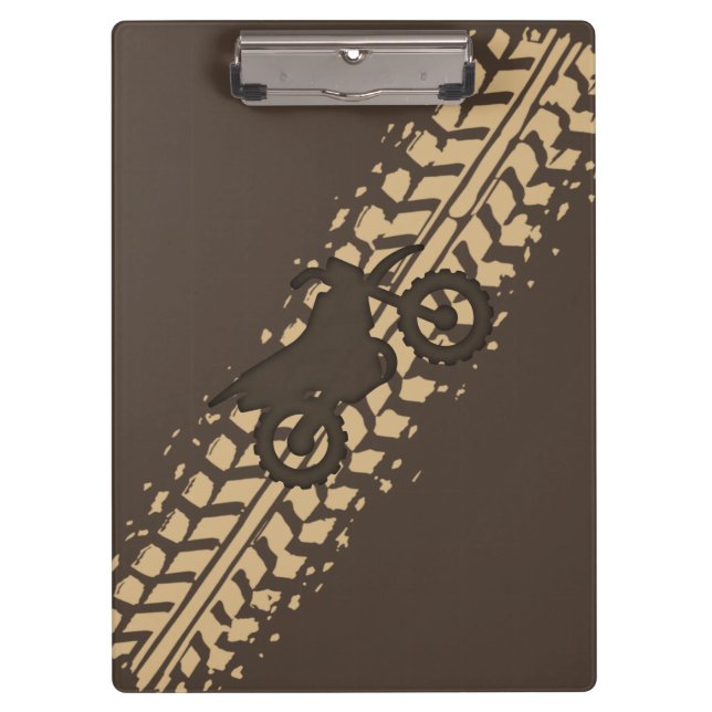 Dirt Bike Mud Clipboard (Front)