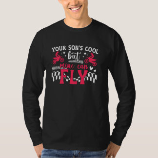 Dirt Bike Mum Funny Mum Of A Dirt Biker Mama 1 T-Shirt