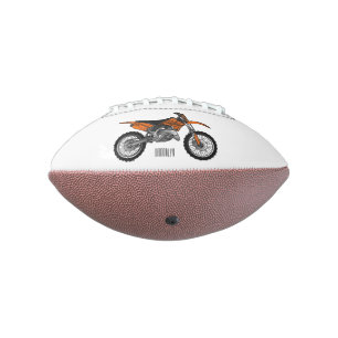 Dirt bike off-road motorcycle / motocross cartoon football