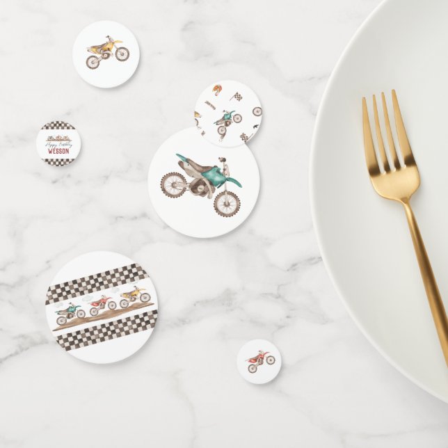 Dirt Bike party confetti (Group)