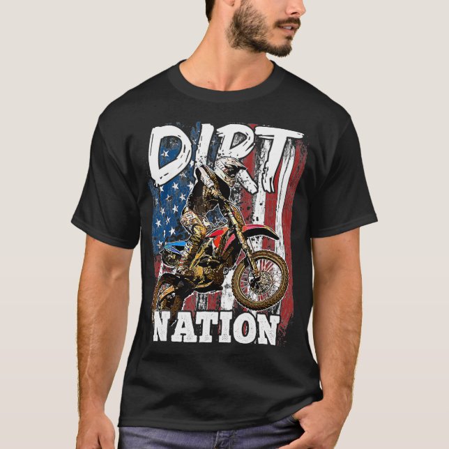 Dirt Bike Racing OffRoad Motocross Racing s Gift T-Shirt (Front)