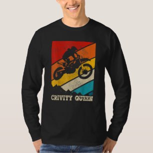 Dirt Bike Rider Gravity Check Motocross Gravity Qu T-Shirt