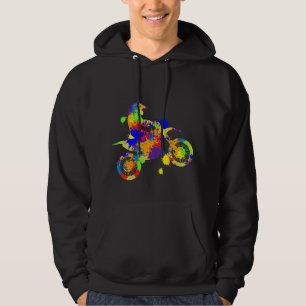 Dirt Bike Rider Motocross Enduro Dirt Biking Boys Hoodie