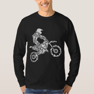 Dirt Bike Rider Motocross Enduro Dirt Biking Boys  T-Shirt