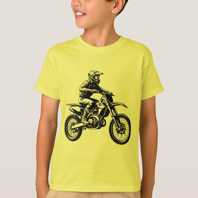 Dirt Bike Rider  T-Shirt (Front)