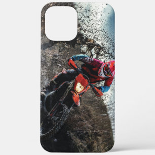 Dirt bike rider throw pillow iPhone 12 pro max case