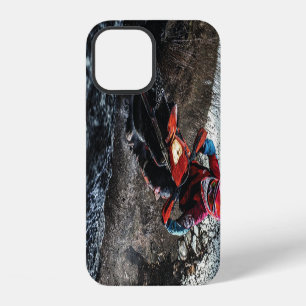 Dirt bike rider throw pillow iPhone 12 case